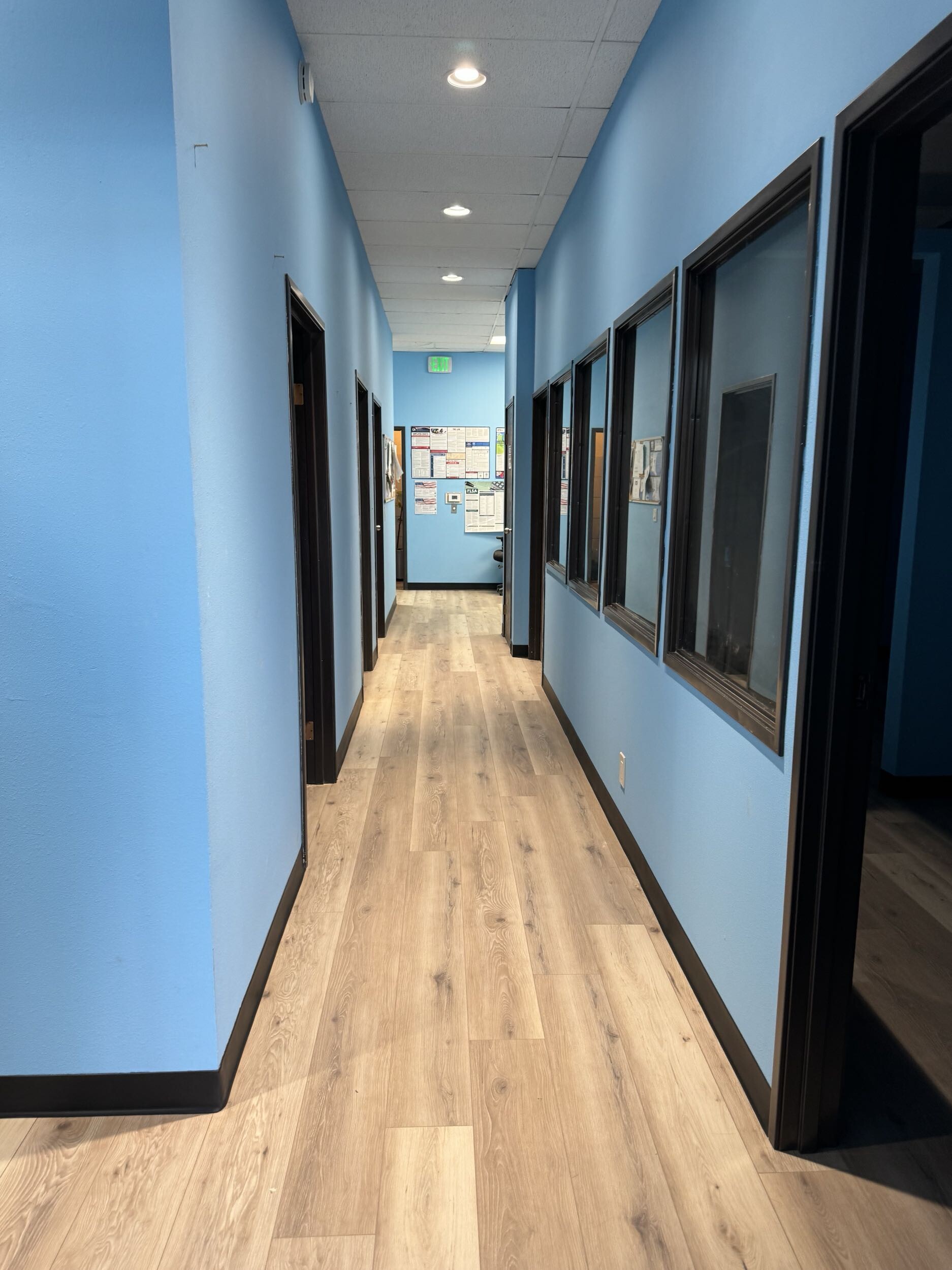 Commercial building following vehicle impact - Completion