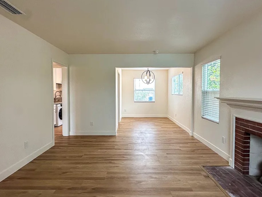 Residential single-family home after fire damage - Completion