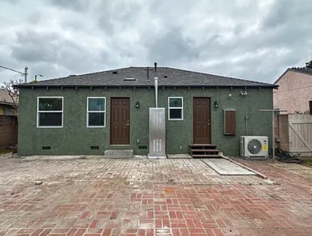 Residential single-family home after fire damage - Completion