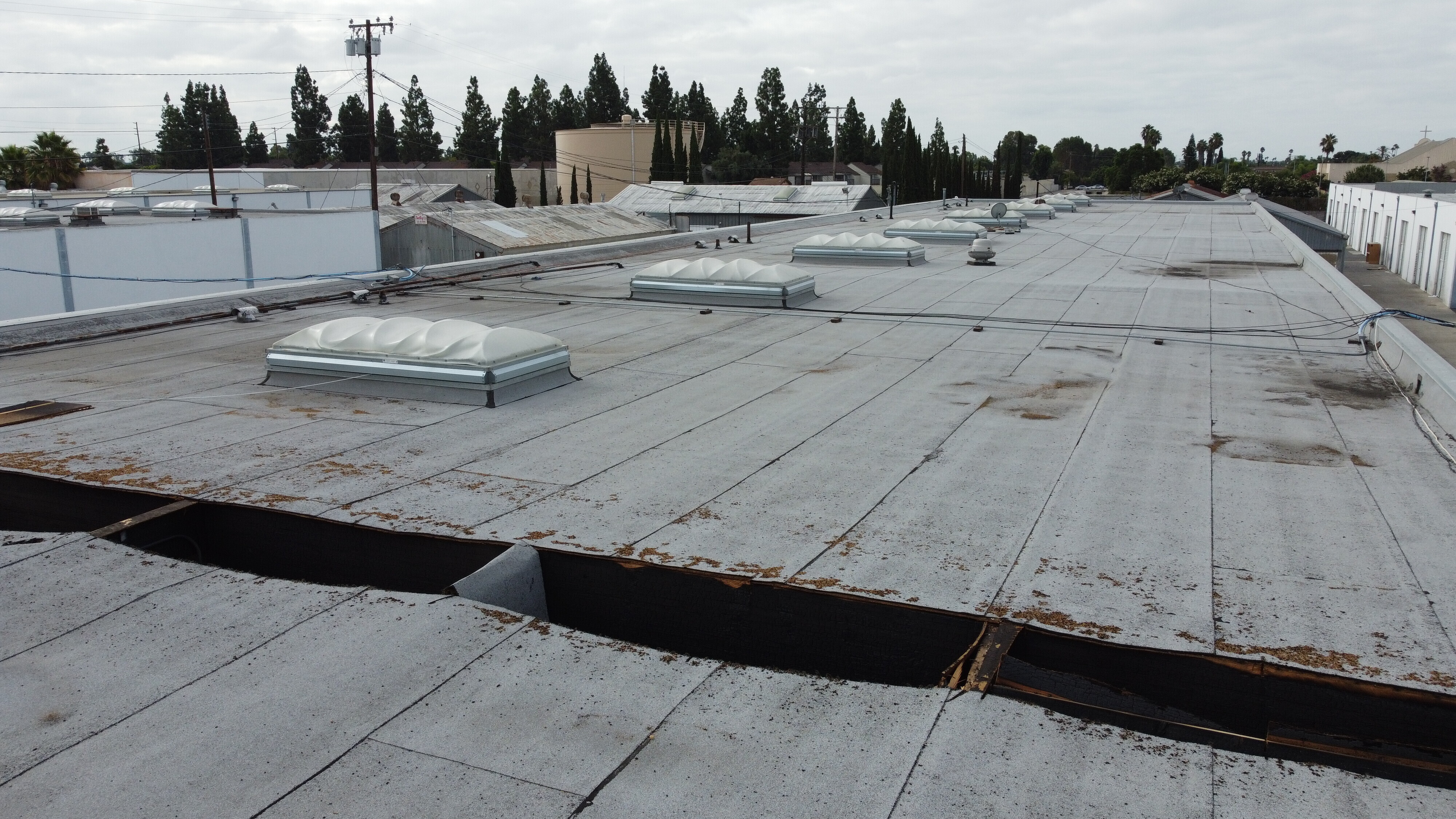 Mixed use industrial  building reconstruction after fire damage - Before