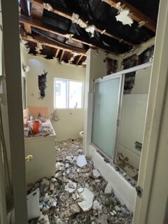 Multi-family fire reconstruction - Before