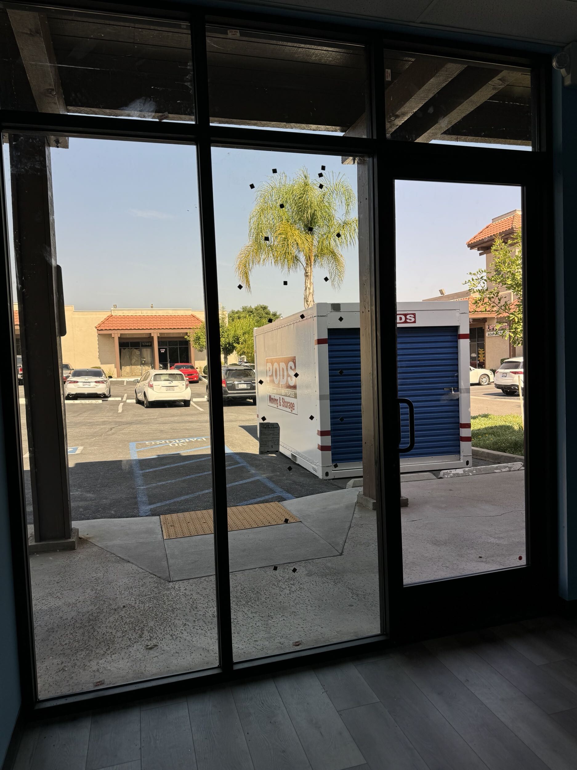 Commercial building following vehicle impact - Completion