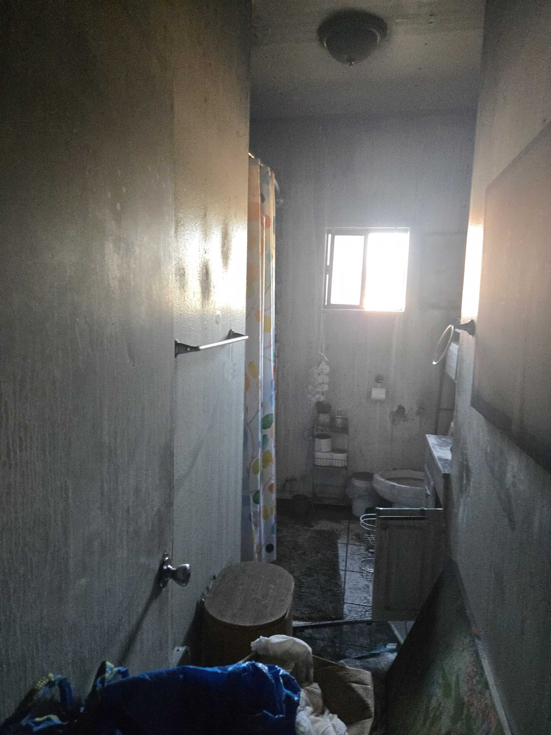 4 plex  Reconstruction following fire in apartment unit - Before