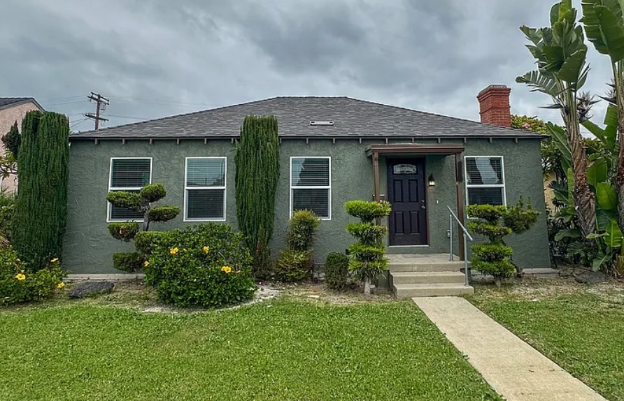 Residential single-family home after fire damage - Completion