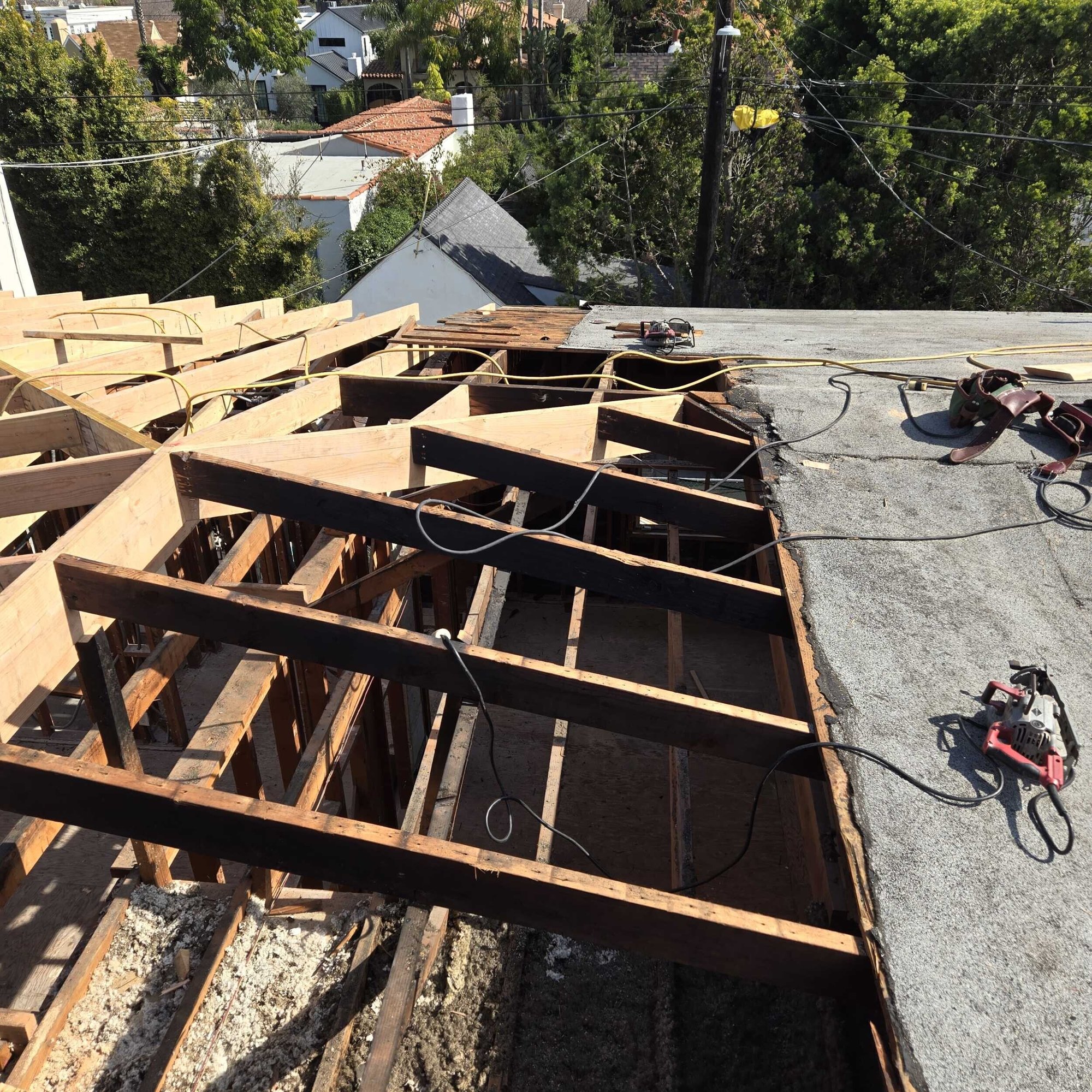 Multi-family fire reconstruction - During Construction