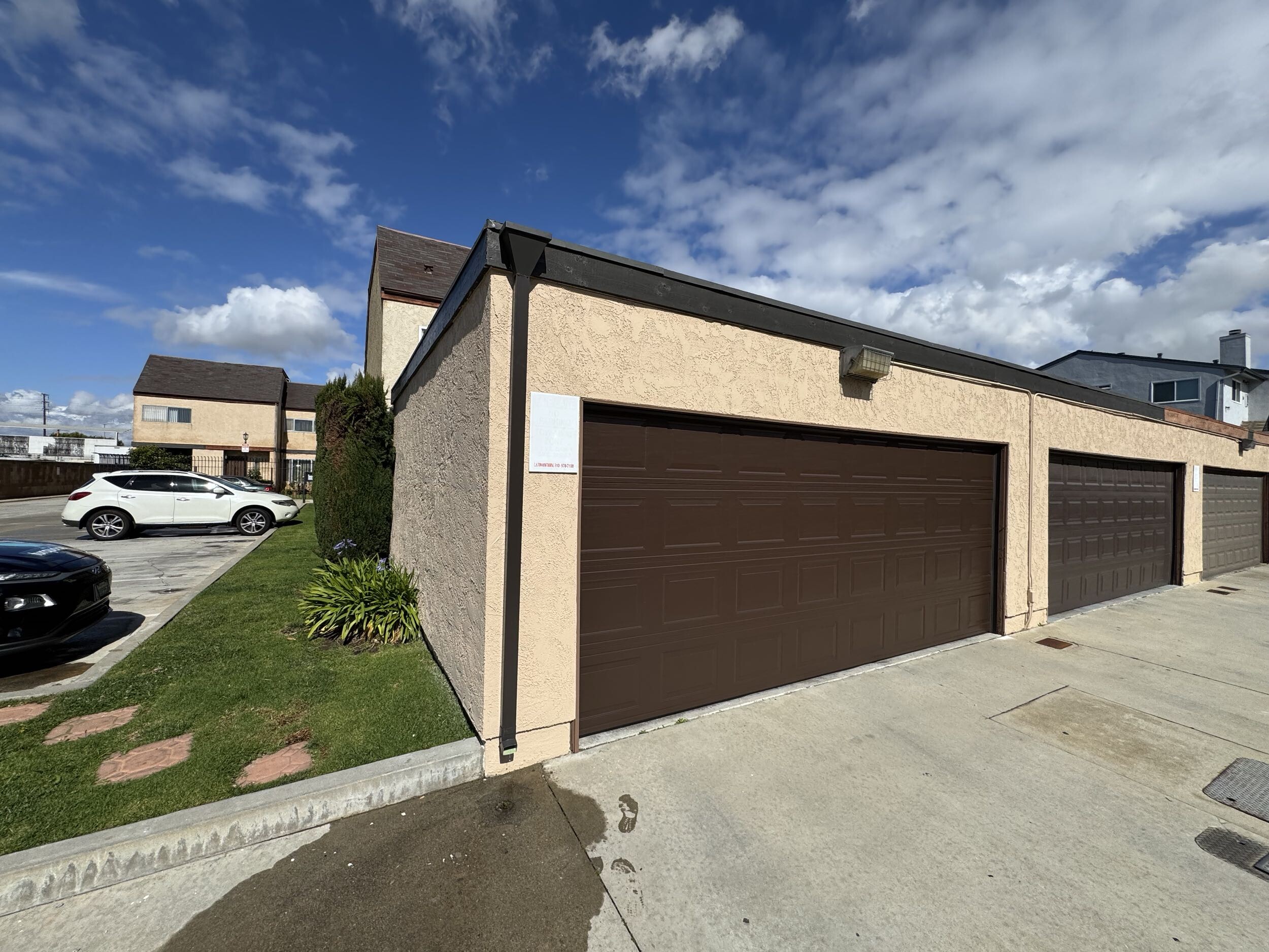 Detached garage reconstruction after vehicle impact - Completion
