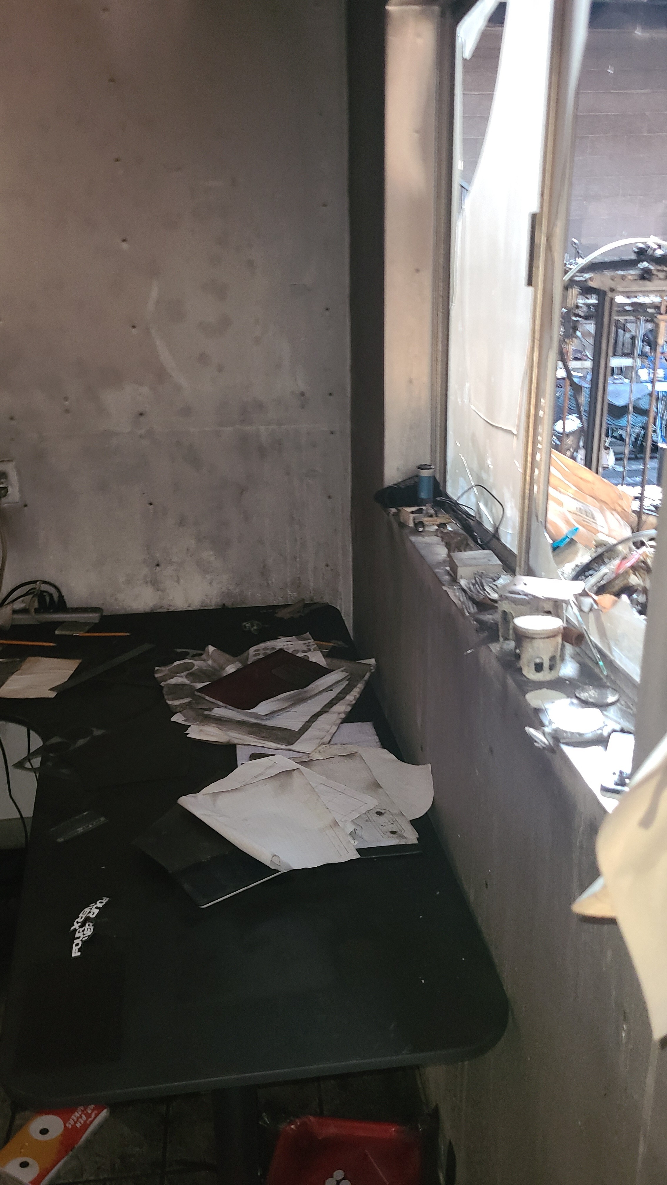 South Bay Commercial building reconstruction after fire damage - Before