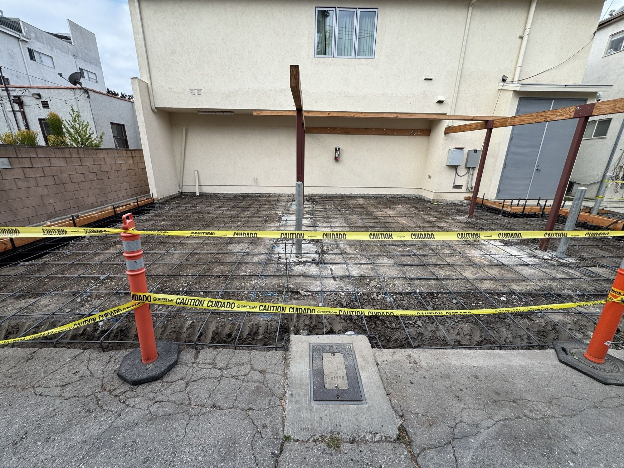Multi-family fire reconstruction - During Construction