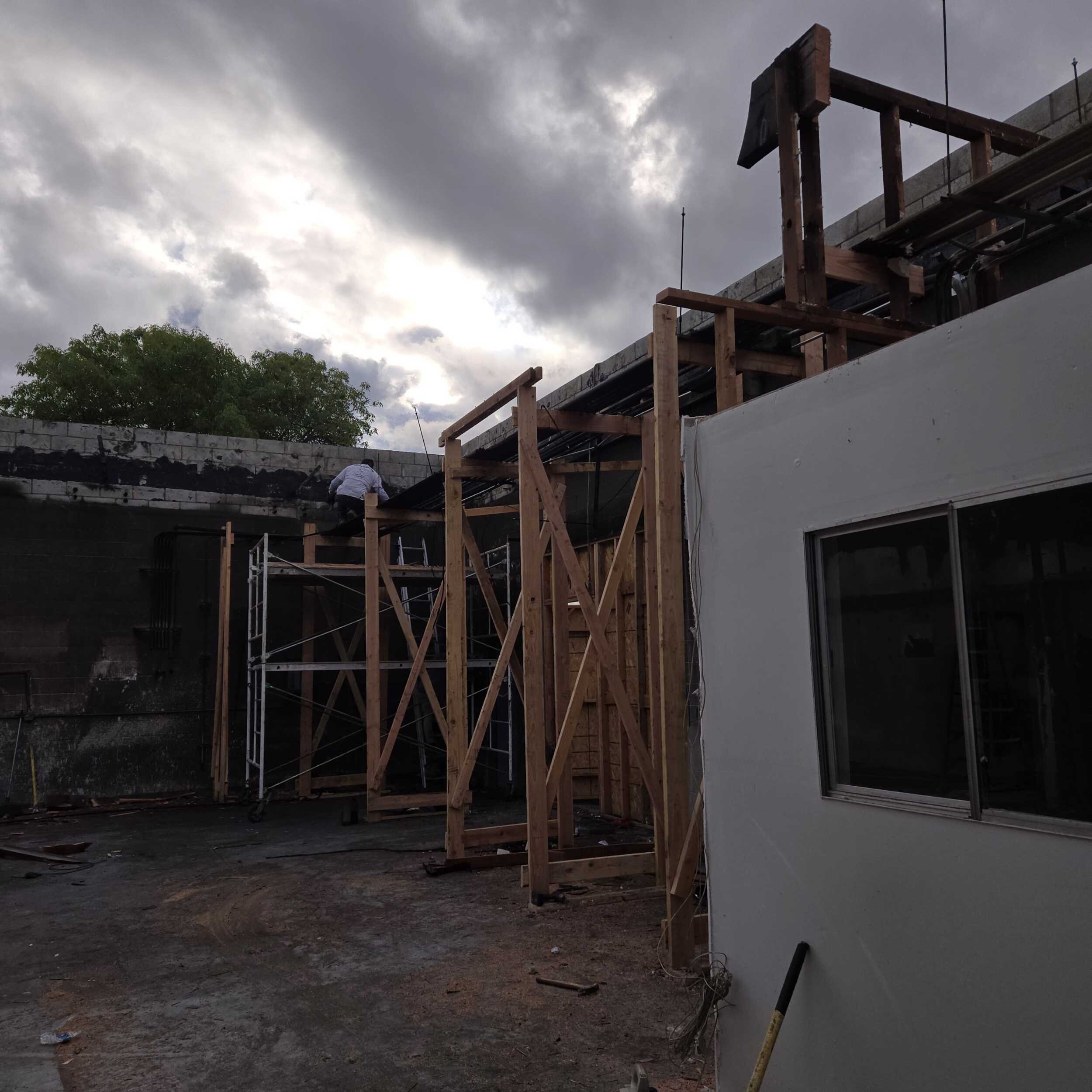 South Bay Commercial building reconstruction after fire damage - Before