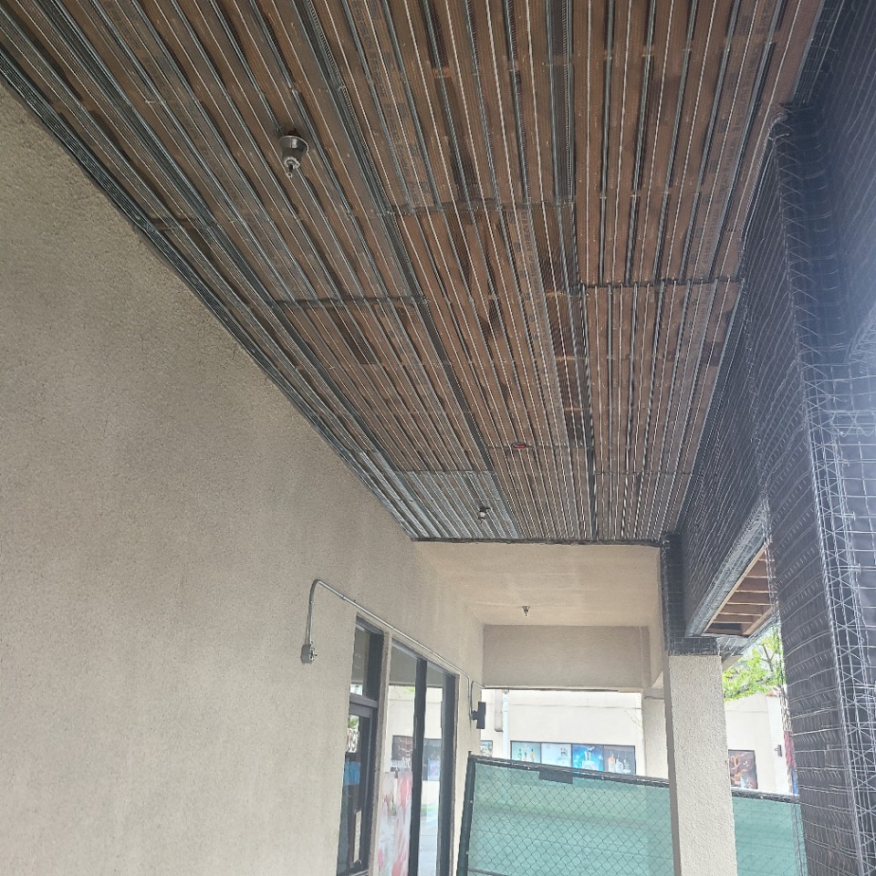 Retail Commercial building reconstruction after fire damage - During Construction