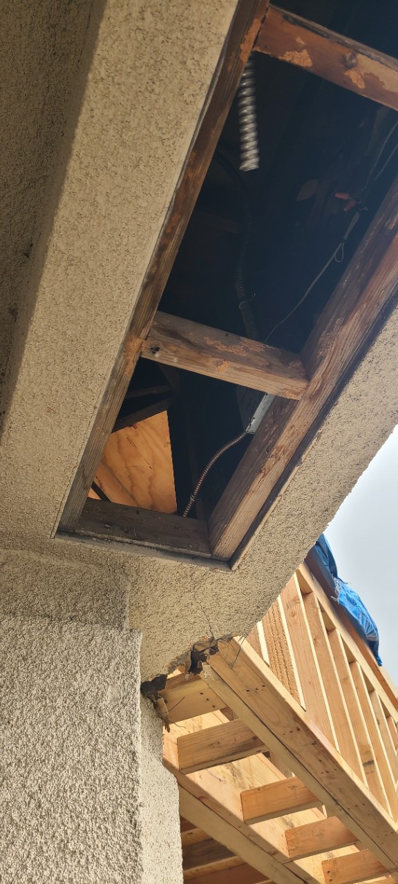 Retail Commercial building reconstruction after fire damage - During Construction