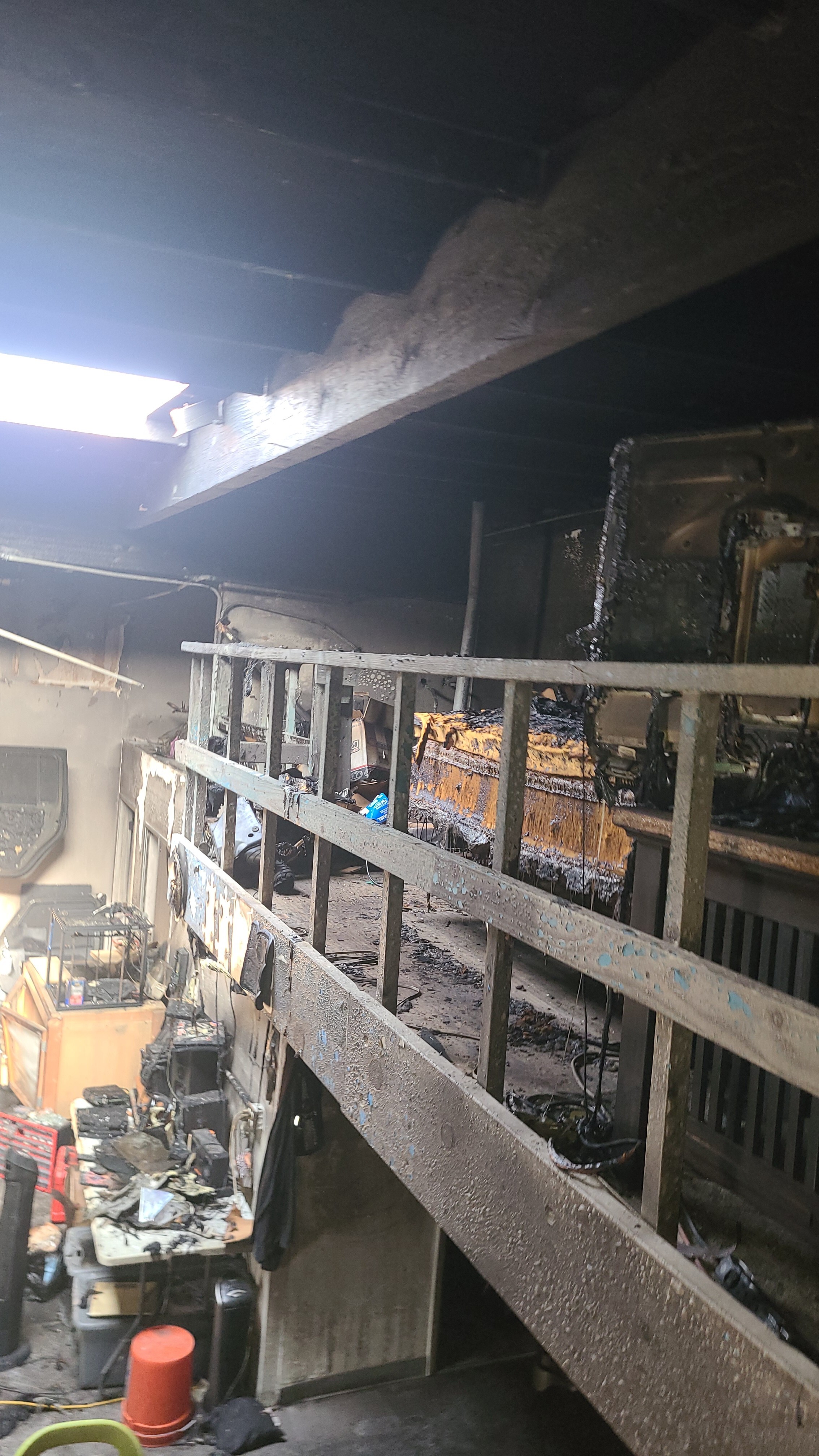 South Bay Commercial building reconstruction after fire damage - Before