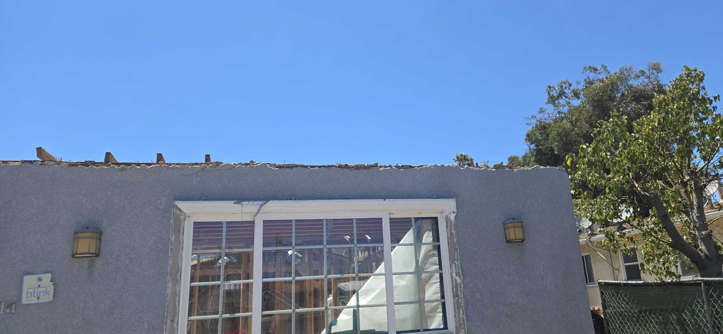 Reconstruction residential home after kitchen fire - Before