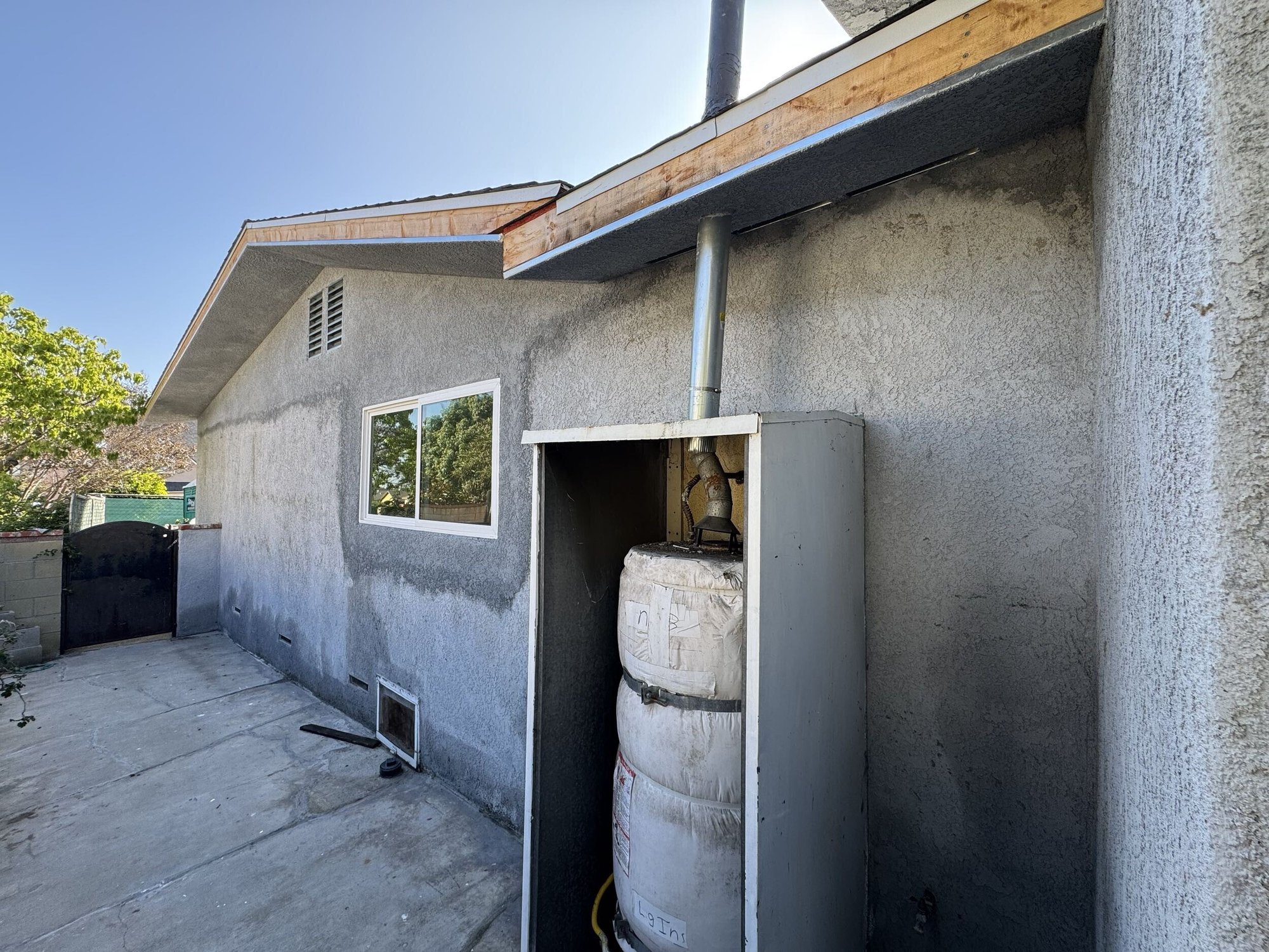 Reconstruction residential home after kitchen fire - During Construction